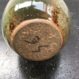 Vase Villenauxe le cep grès années 70 vintage