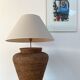 XXL rattan jar lamp from the 60s