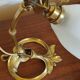 Art Nouveau table lamp + Art Deco globe