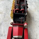 Retro metal fire truck
