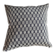 Navy blue and beige Kachin cushion cover (RIDA)