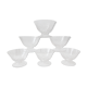 Lot de 6 coupes à champagne en cristal