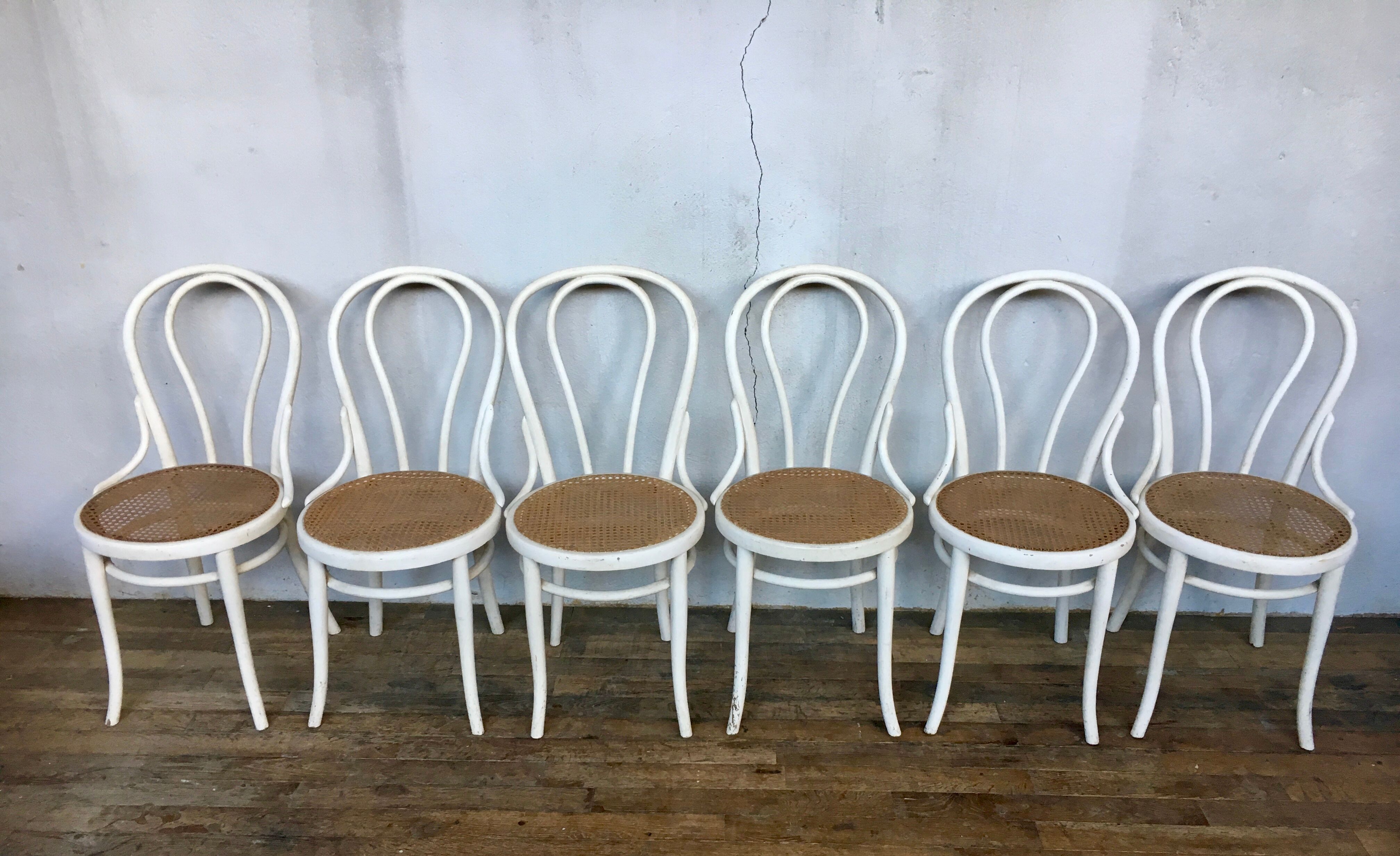 Set of 6 chairs Thonet No. 18