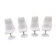 4 vintage tulip foot chairs