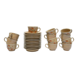 Series of 12 vintage porcelain cups by Maison Revol, France