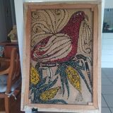 Wool tapestry signed Hector Herrera, Chile 1970