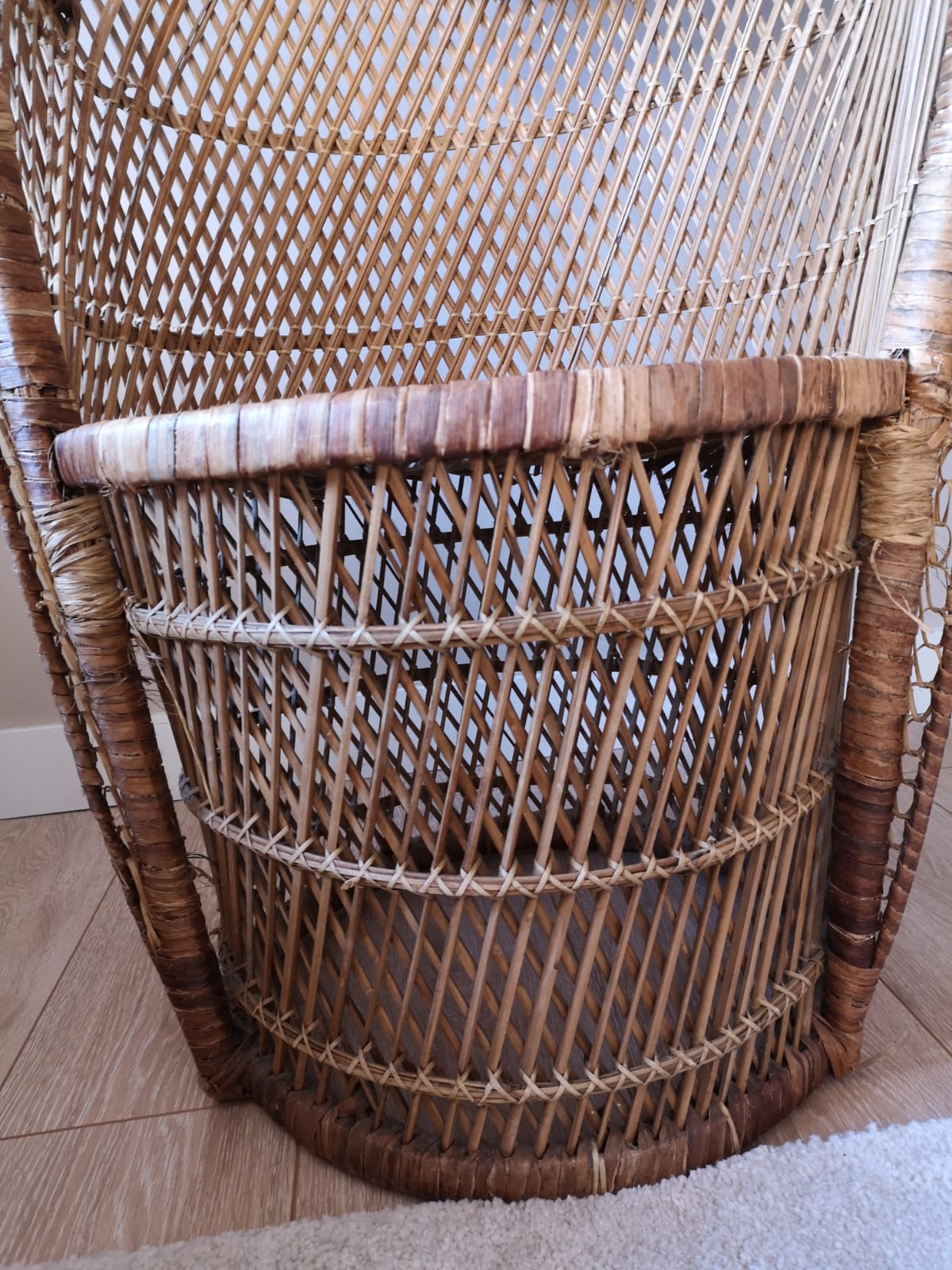 Fauteuil Emmanuelle peacock