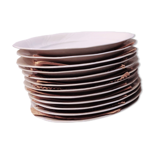 lot de 12 assiettes en