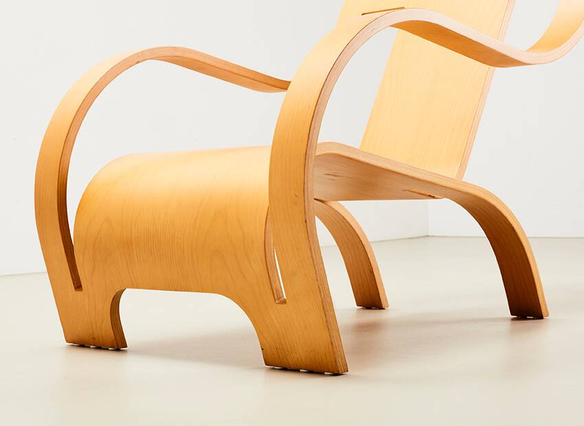 Gerald Summers Plywood Lounge Chair Italy 1933/1998