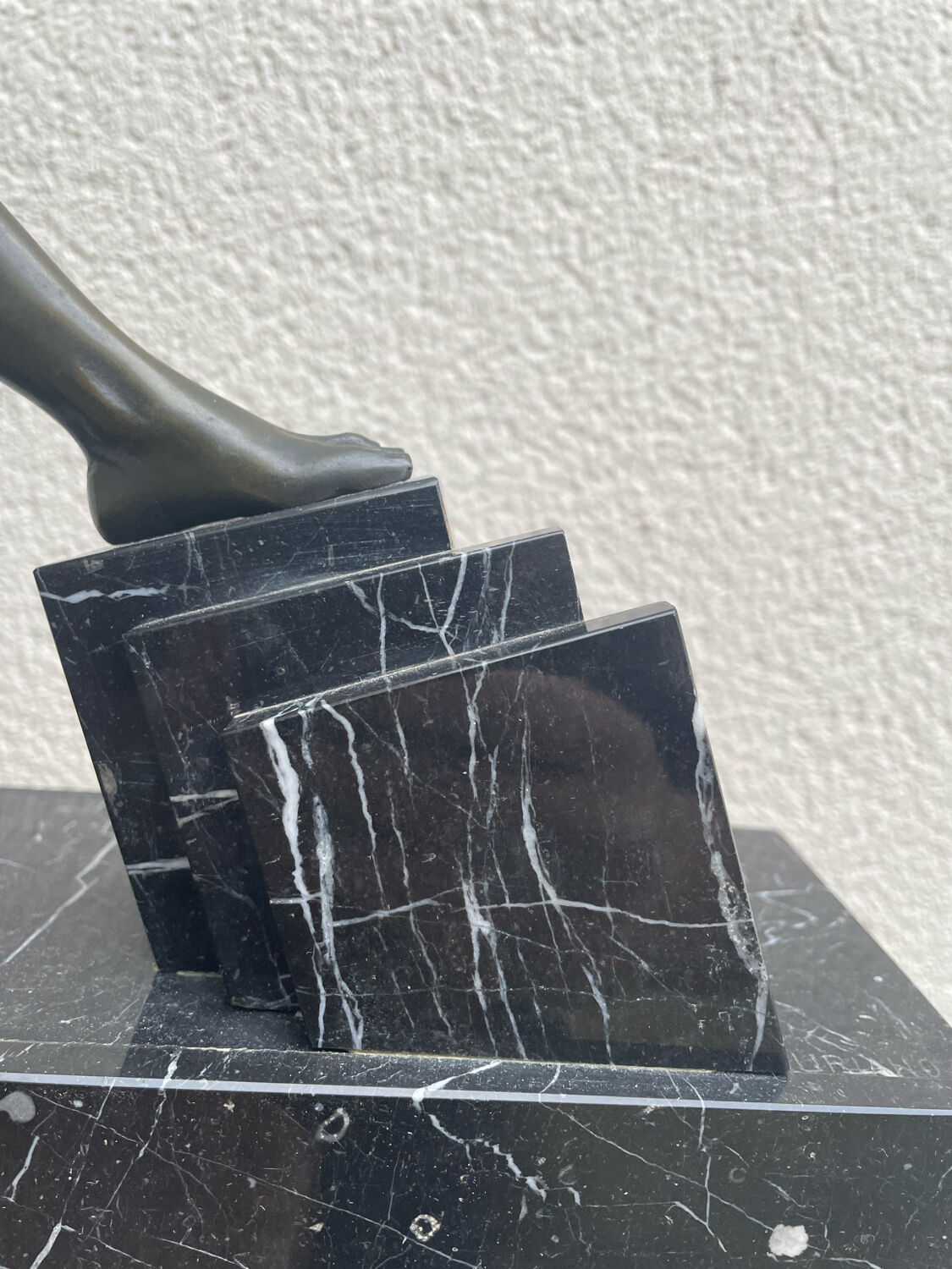 Art Deco sculpture signed Uriano