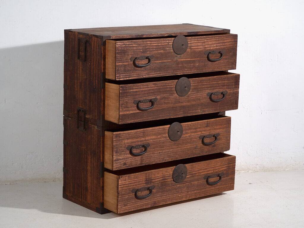 Antique Japanese Tansu Chest – Meiji / Taishō Period (c.1868-1926) #5