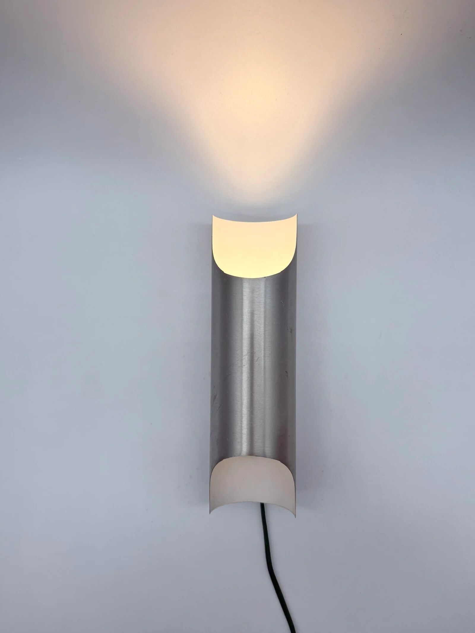 "Raak" wall lamp in brushed aluminium, 1970s