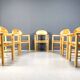 Chaises de salle à manger en bois de pin Rainer Daumiller pour Hirtshals Savvaerk, lot de 7, années 1980