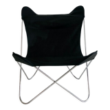 Armchair "Papillon" in chromed steel by Gavina Spa, Italy 70s