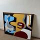 Peinture unique colorée, d'après Le Corbusier
