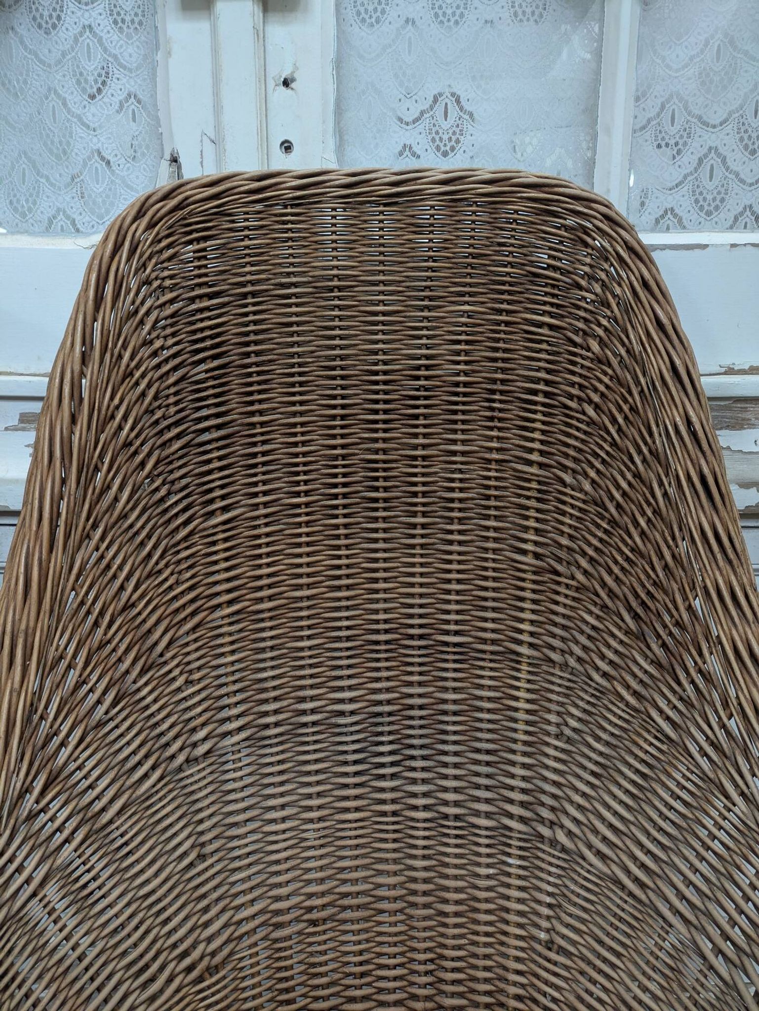 Grand fauteuil rotin