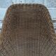 Grand fauteuil rotin