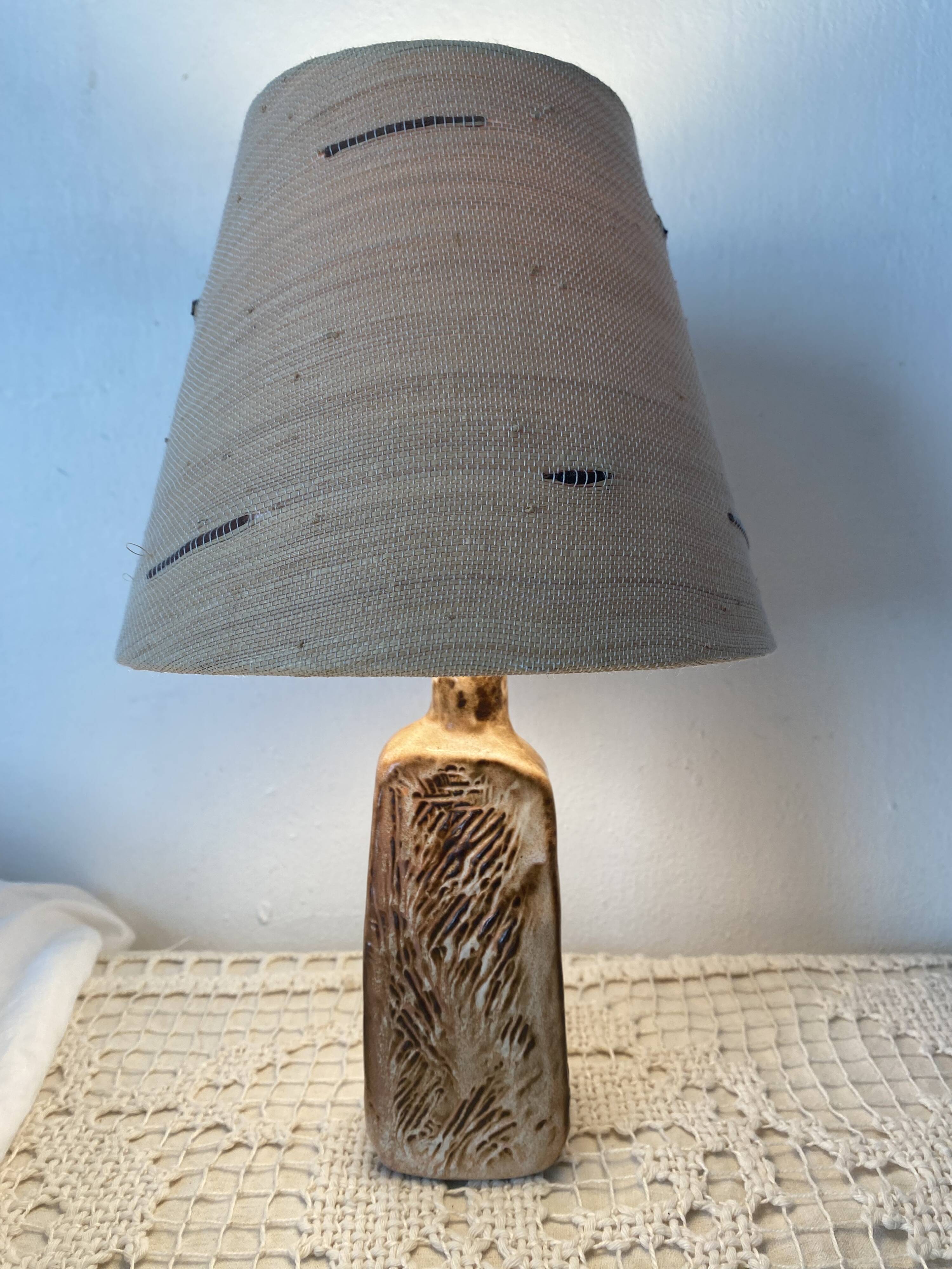 Vintage ceramic handcrafted floor lamp