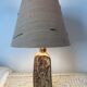 Lampe pied en céramique artisanat vinta