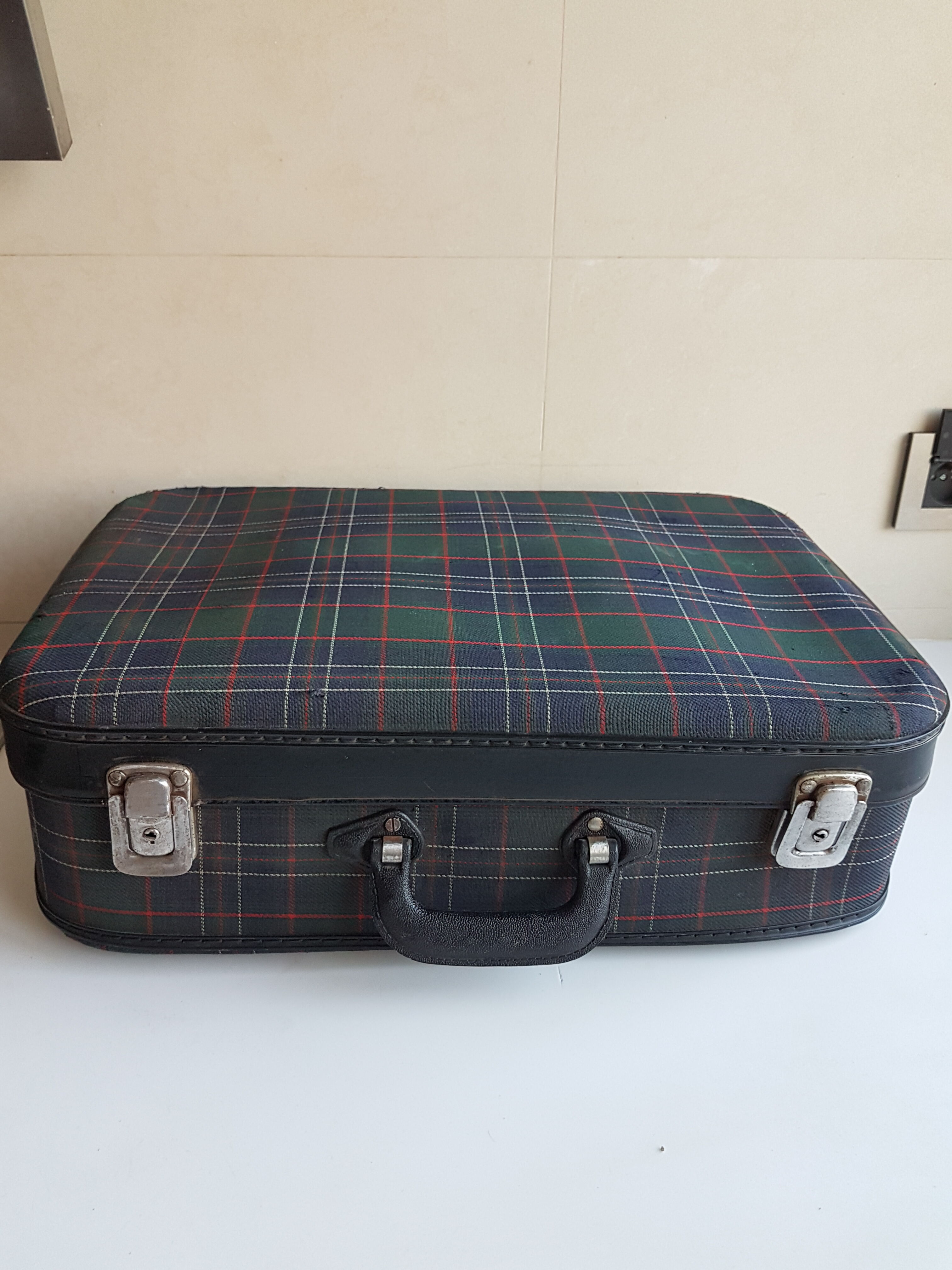 Vintage Scottish suitcase
