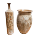 Vases from the 70s signed Michel Bailly