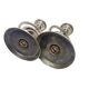 Art Deco candleholder, Germany, 1970s, set of 2