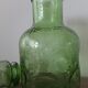 Bubbled glass carafe