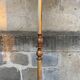 Lampadaire bronze doré style Louis XV, 1960
