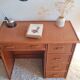 Vintage rattan desk from the 1970s.
