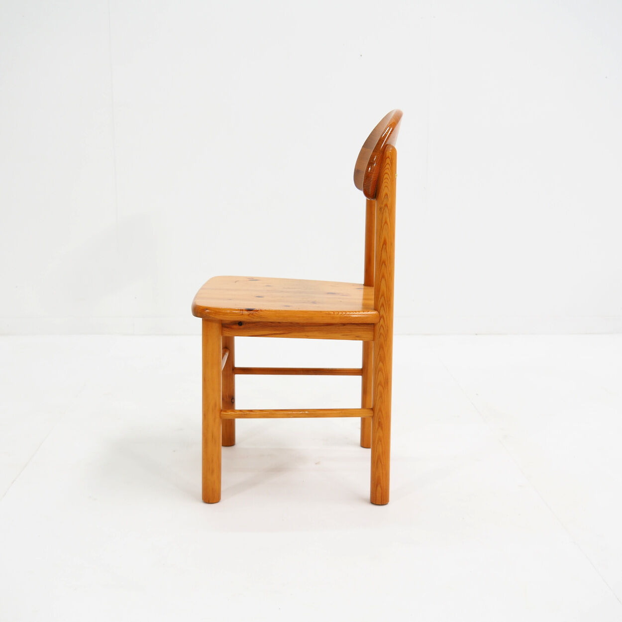 Set of 10 ‘Rainer Daumiller’ chairs in solid pine wood