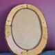 Mini wicker mirror