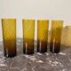Vintage amber glasses