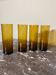 Vintage amber glasses