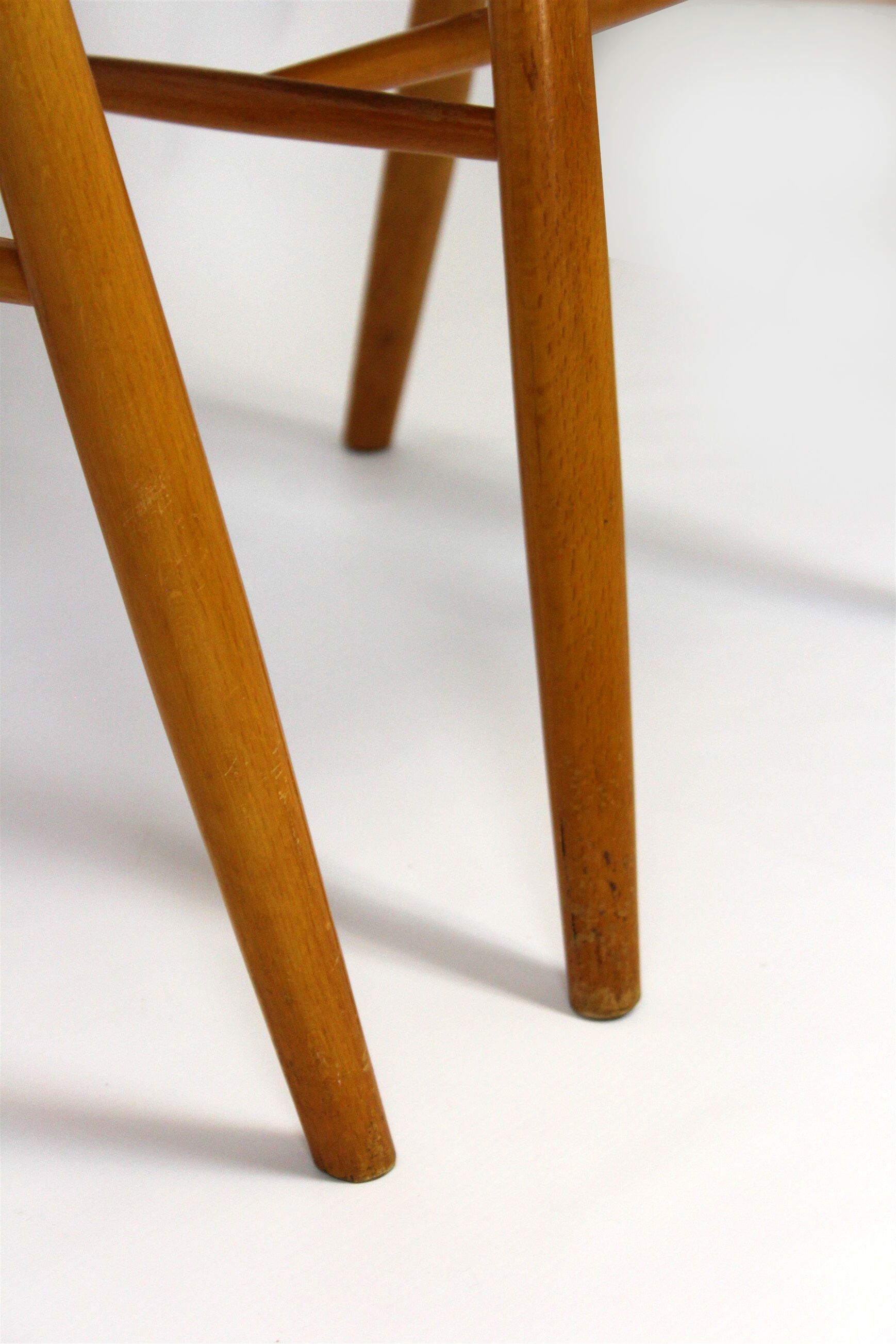 Chaises de salle à manger vintage en bois de Ton, 1971