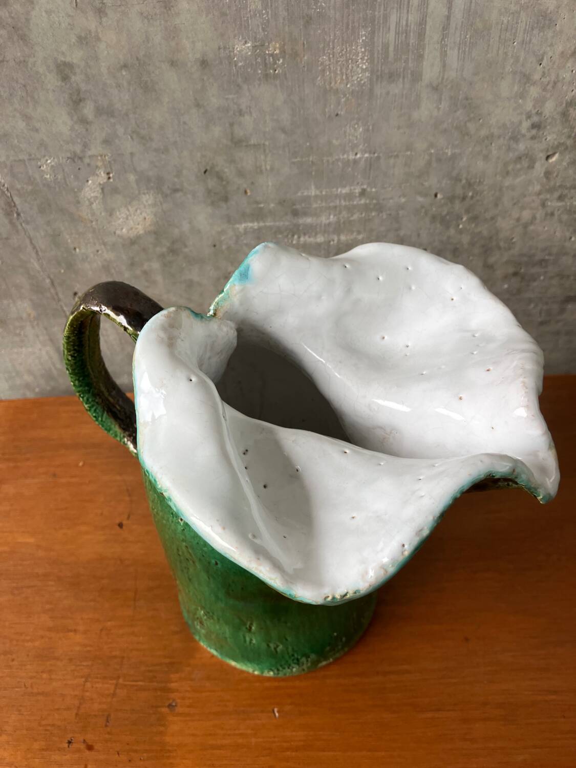 Vintage ceramic pitcher