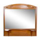 Important carved oak mirror, Art Nouveau, Circa 1910