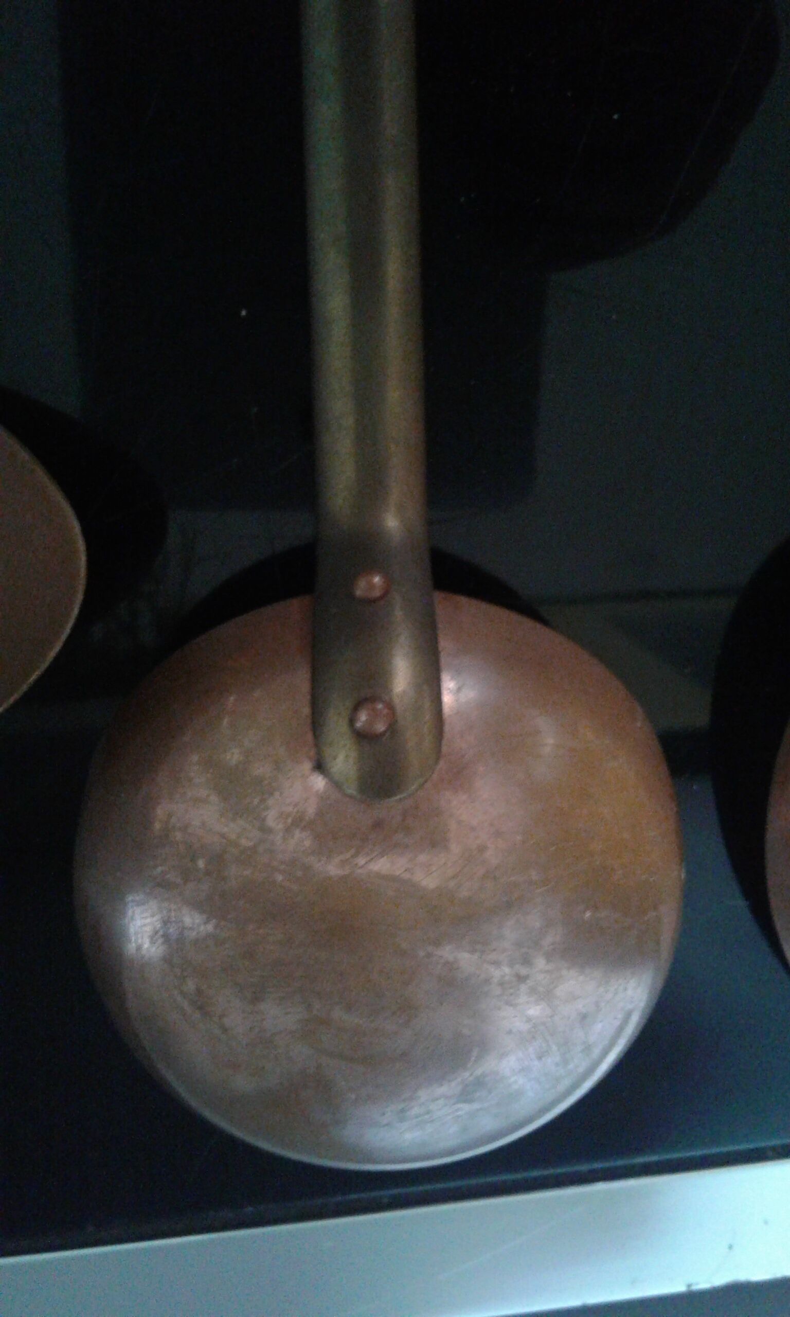 Set of 4 vintage copper cookware