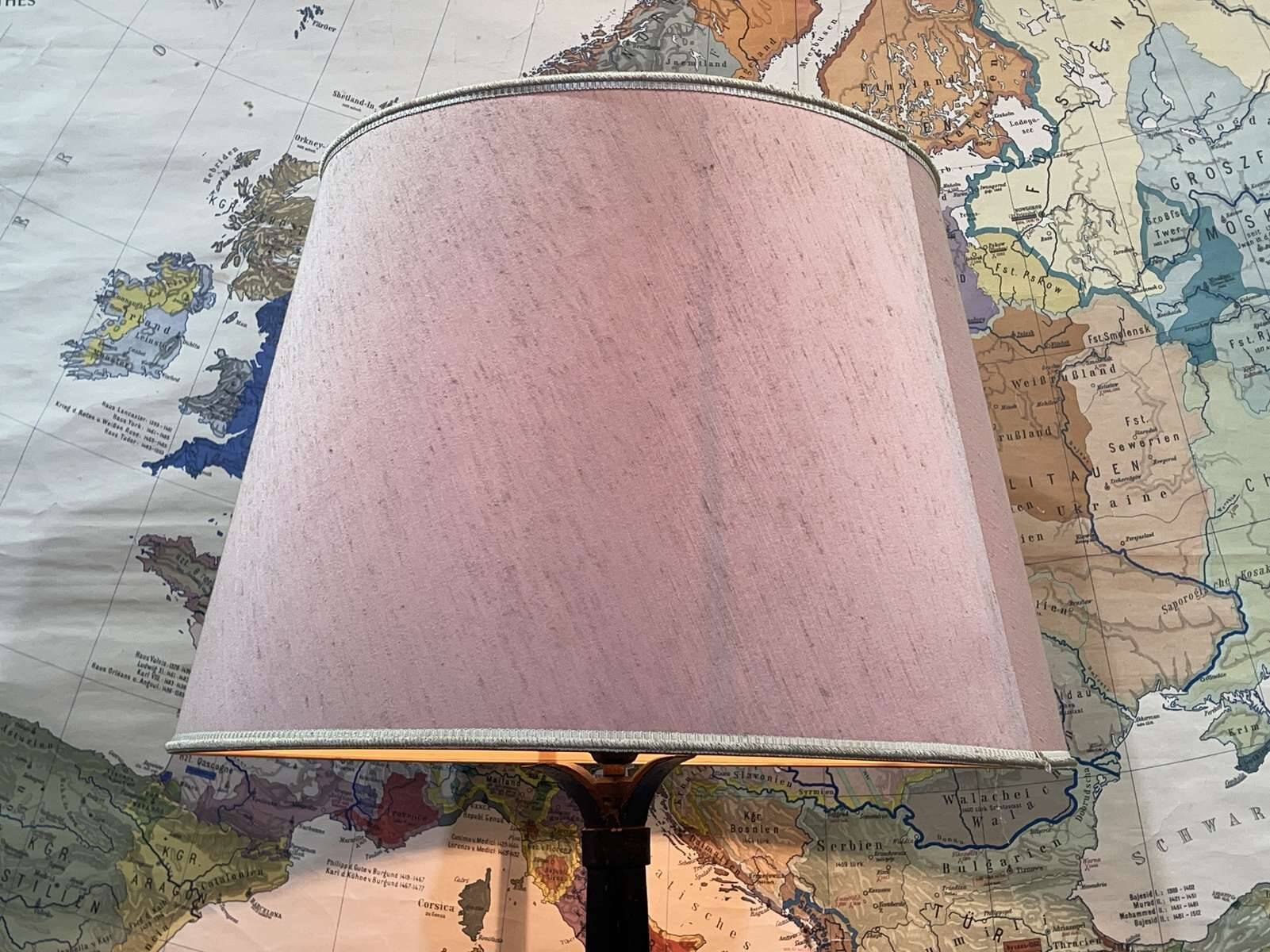 1930s wrought iron floor lamp