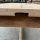 Butcher's table in solid beech wood
