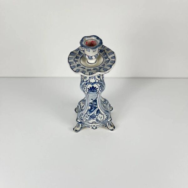 Bougeoir Delft par Royal Bonn, fin XIXe - début XXe