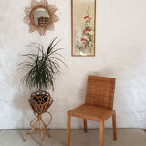 Rattan indoor planter