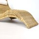 Chaise longue en rotin