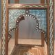 Eastern wooden and mother-of-pearl seat