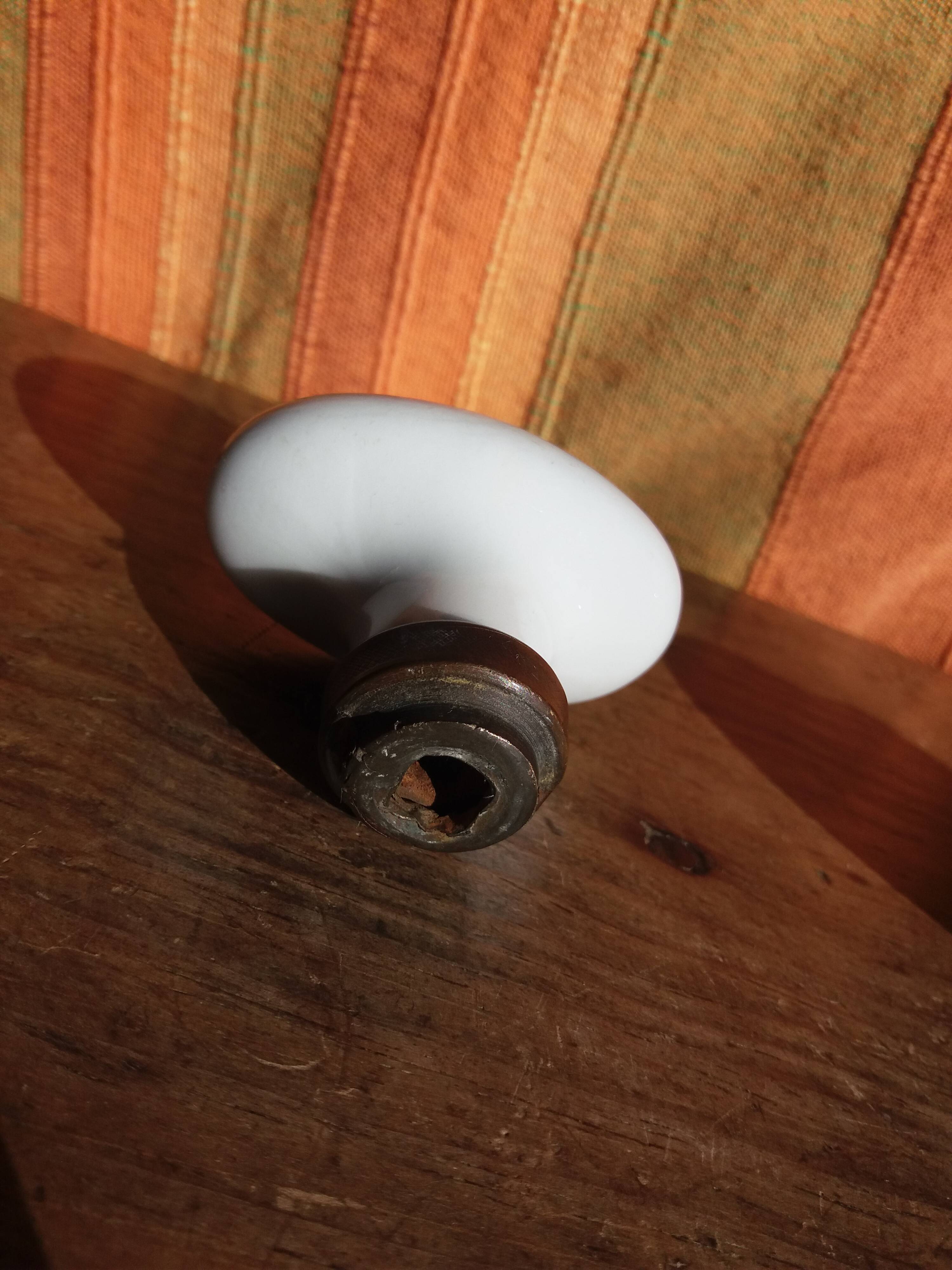 Porcelain door knob handles