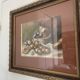 Old painting Still Life Fruits Framed Gold 52x46cm