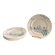 Lot 6 Plate Plates Faience Longwy Model Mignon