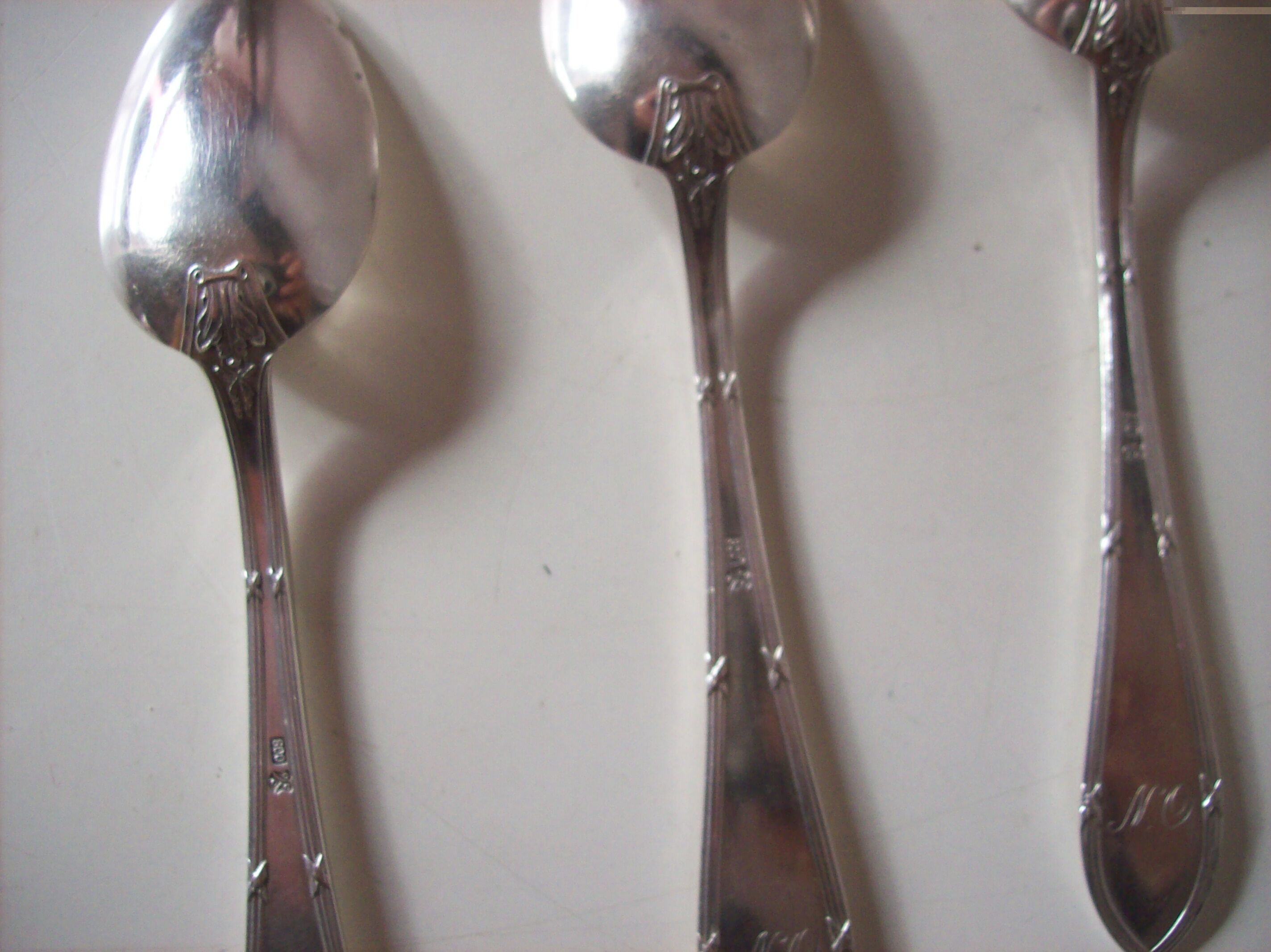 Small sterling silver spoons