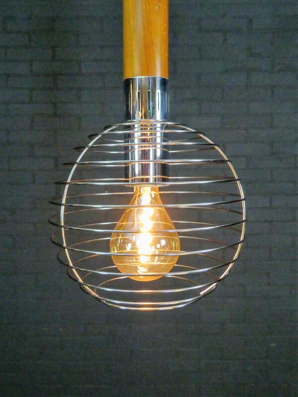 Lampe suspendue italienne unique « urbaine » par Esperia Luci