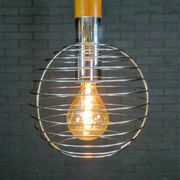 Unique Italian 'urban' hanging lamp by Esperia Luci