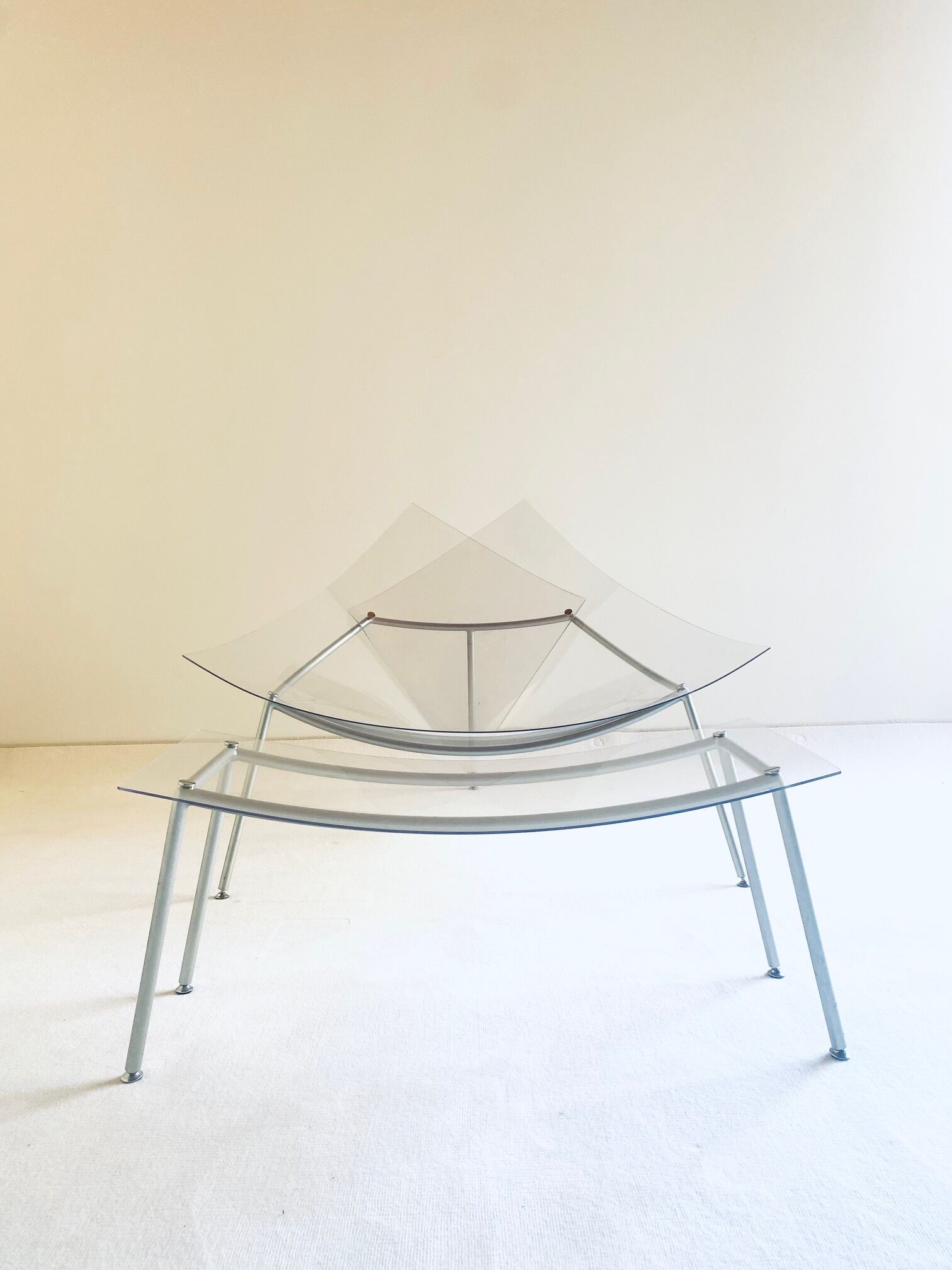 Armchair and ottoman " cone " by the Campana brothers for Edra, 1997